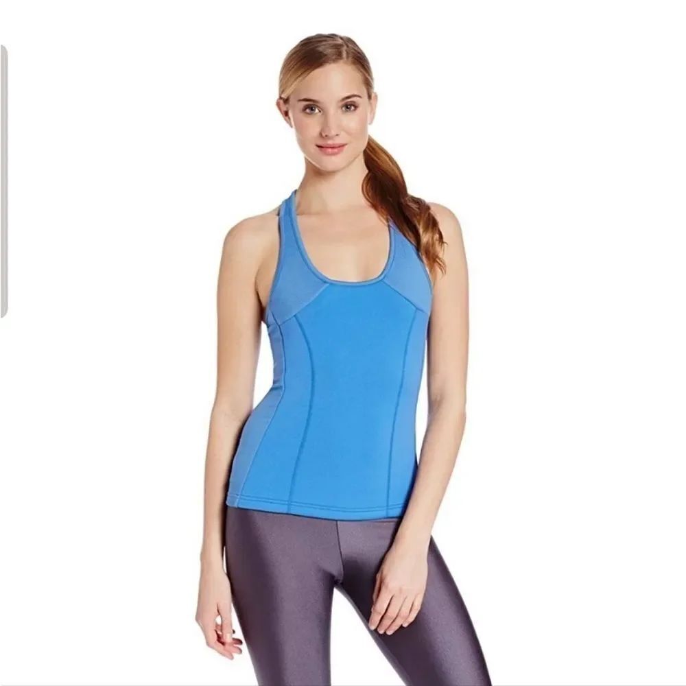 Zaggora Hot Top blue weight Loss Thermal Activation Tank Top for Women